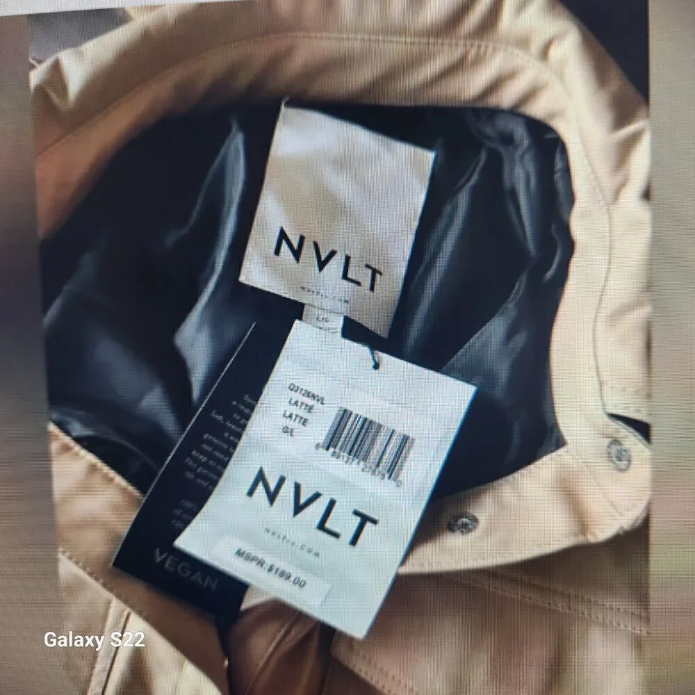 NVLT vegan leather